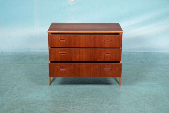 Image 1 of Vintage gerenoveerde sideboard teak, Midcentury 60s chest