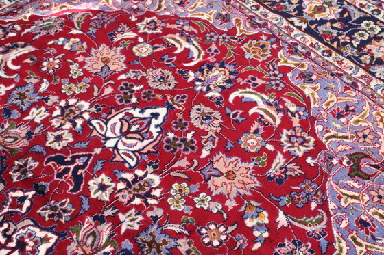 Image 1 of Origineel handgeknoopt Perzisch tapijt Isfahan Fijn 420 X 296 Cm Topconditie