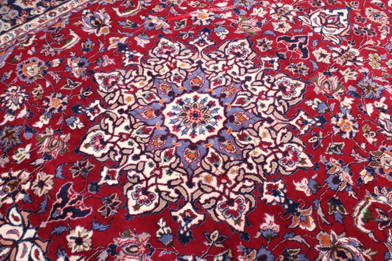 Image 1 of Origineel handgeknoopt Perzisch tapijt Isfahan Fijn 420 X 296 Cm Topconditie