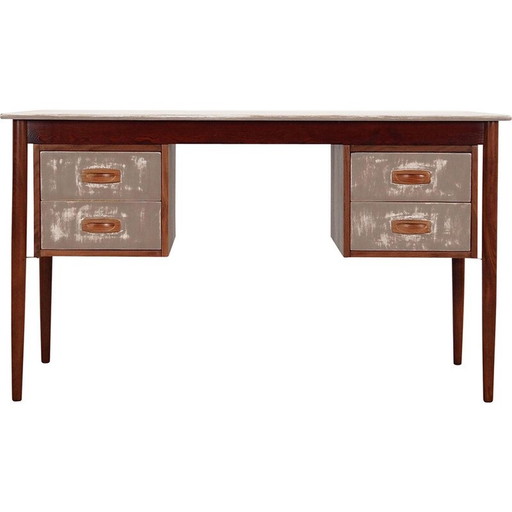 Vintage teakhouten bureau, Denemarken 1960