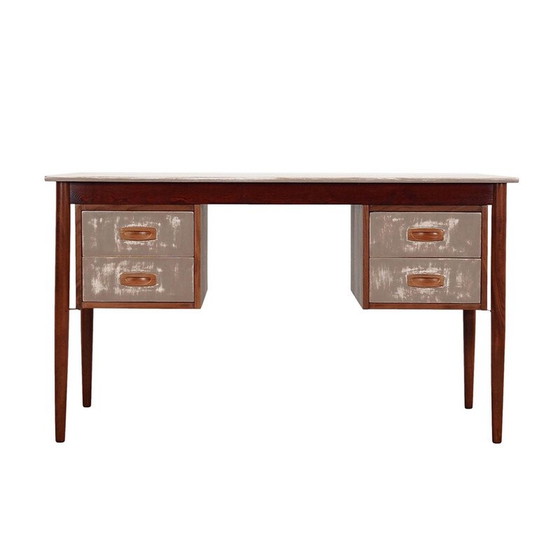 Image 1 of Vintage teakhouten bureau, Denemarken 1960