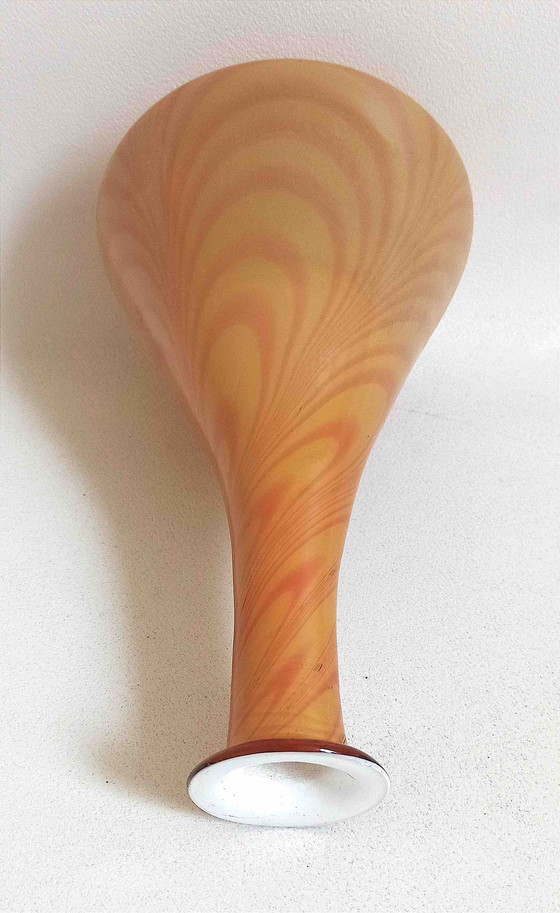 Image 1 of Soliflore Dubbele Laag Murano 70's Hoogte 25 Cm