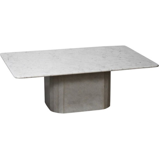 Carrara marmeren salontafel, 1970