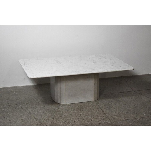 Carrara marmeren salontafel, 1970