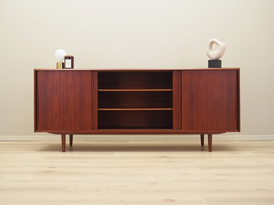 Image 1 of Teakhouten dressoir, Deens ontwerp, 1960S, Ontwerper: E.W. Bach