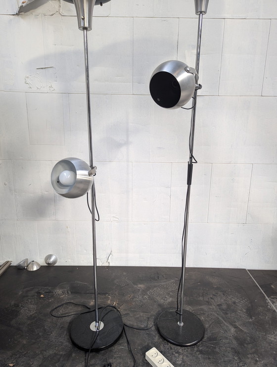 Image 1 of 2X 1960S Vintage Op/Neer Vloerlamp