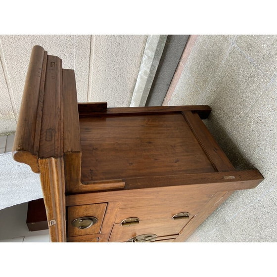 Image 1 of Vintage teakhouten console-hotel Noord-China