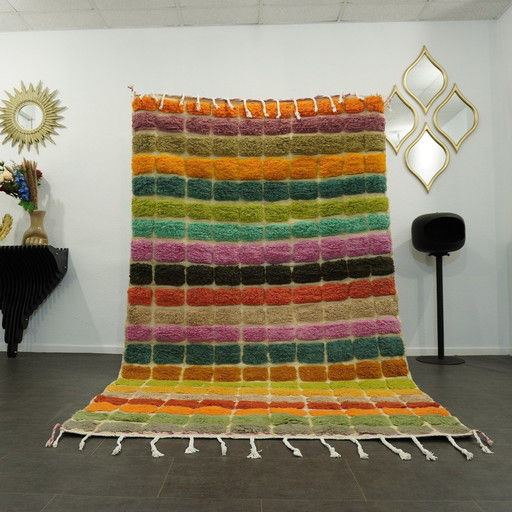 Berber Vloerkleed - 275 Cm X 166 Cm - Gekleurde Wol