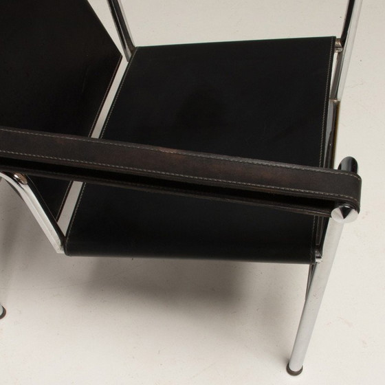 Image 1 of Vintage stalen fauteuil van Le Corbusier, Pierre Jeanneret en Charlotte Perriand voor Cassina, 1965