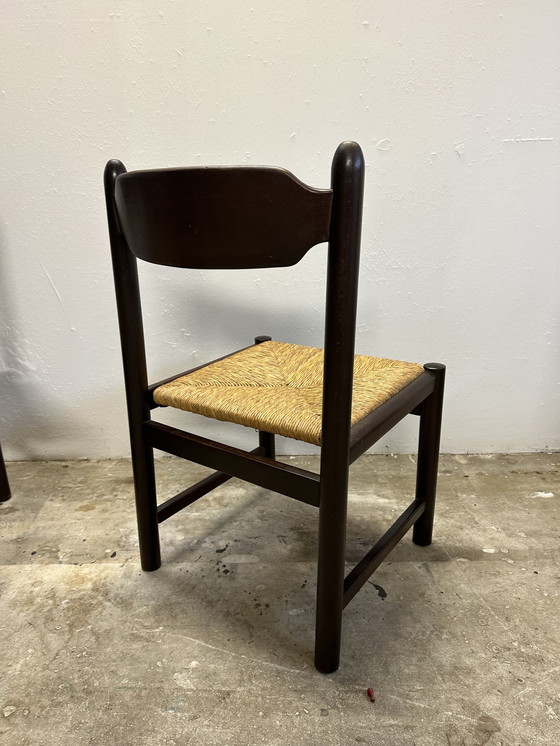 Image 1 of 4x Vintage Eetkamerstoelen