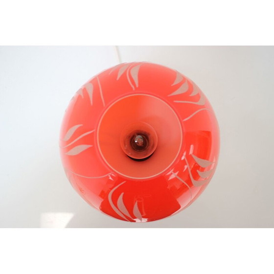 Image 1 of Vintage lamp en verre par Lighting glas Valasske Mezirici, Tchécoslovaquie 1970
