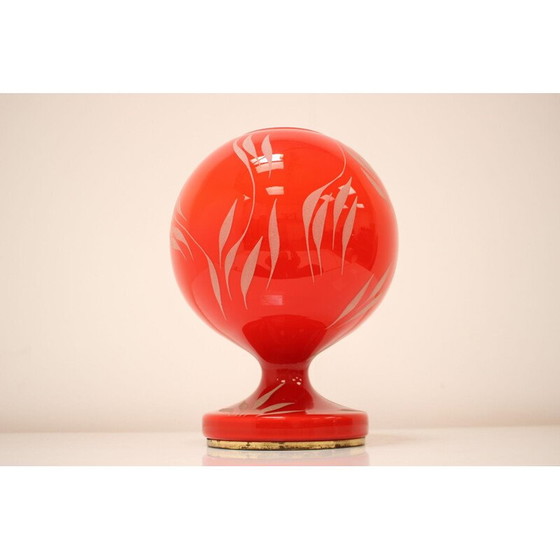 Image 1 of Vintage lamp en verre par Lighting glas Valasske Mezirici, Tchécoslovaquie 1970