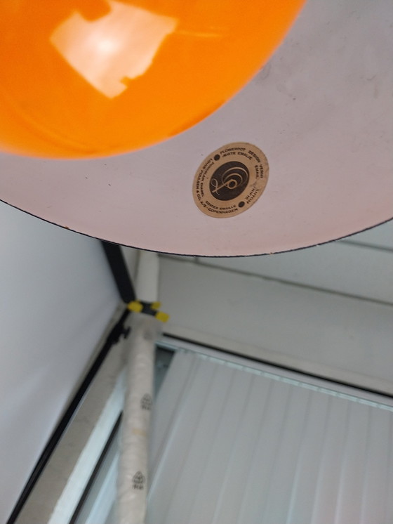 Image 1 of 2 X Verner Panton Flowerpot Hanglamp 1960'S Oranje