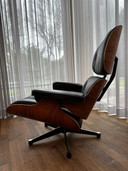 Vitra Lounge Chair + Ottoman zwart