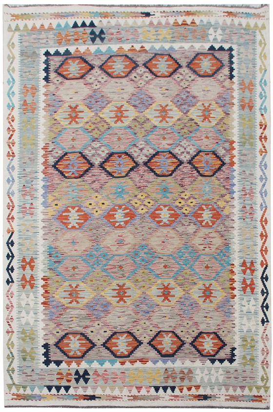 Image 1 of Wollen Afghaanse kelim - 260 X 172 cm - Nieuw