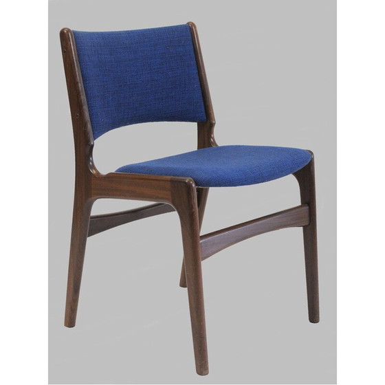 Image 1 of Set van 10 vintage teakhouten eetkamerstoelen van Erik Buch