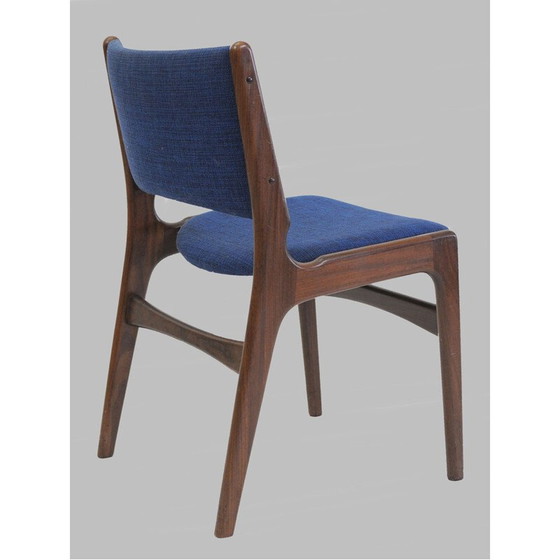 Image 1 of Set van 10 vintage teakhouten eetkamerstoelen van Erik Buch