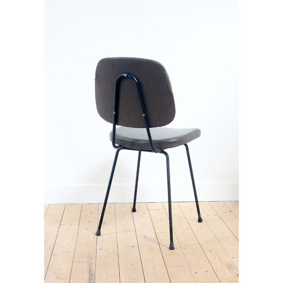 Image 1 of Set van 4 vintage kaki stoelen 1960