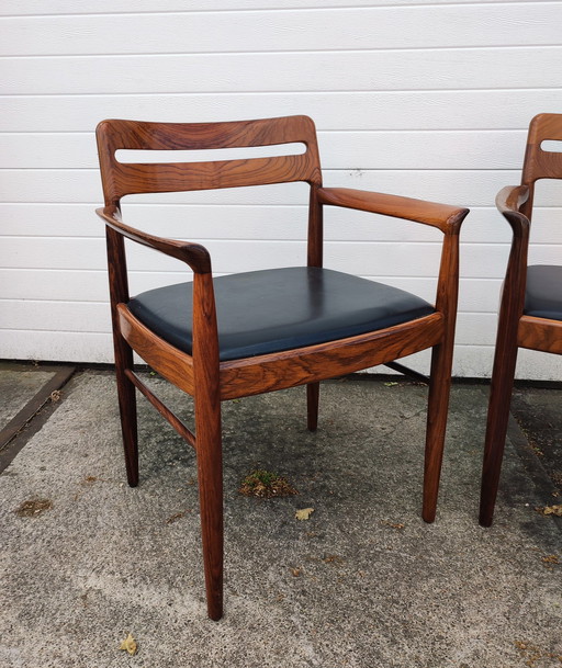 2 vintage eetkamerstoelen - Deens Design, Bramin H.W. Klein, jaren '60