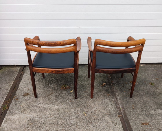 Image 1 of 2 vintage eetkamerstoelen - Deens Design, Bramin H.W. Klein, jaren '60