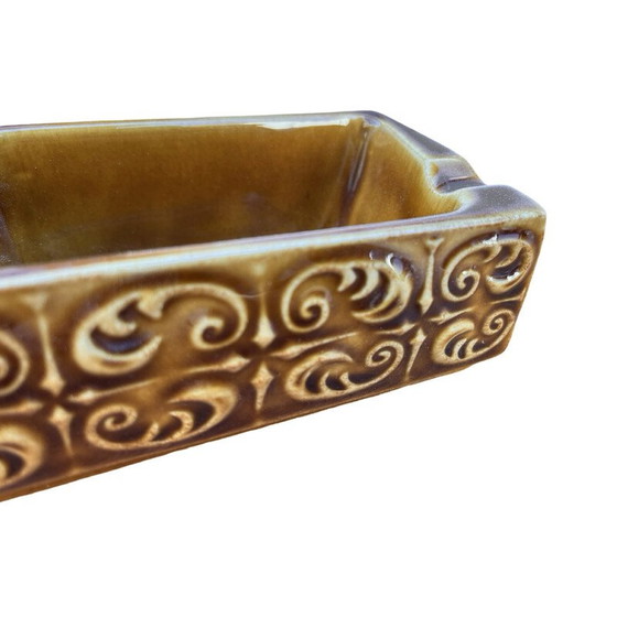 Image 1 of Geglazuurde keramische asbak van Ditmar Urbach, Tsjechoslowakije 1960