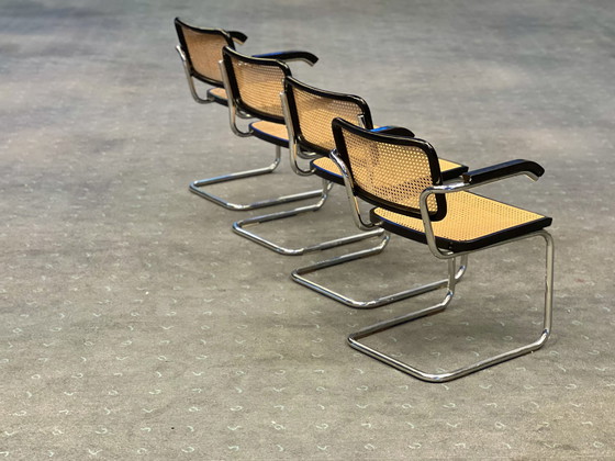 Image 1 of 4x Marcel Breuer Cesca stoel