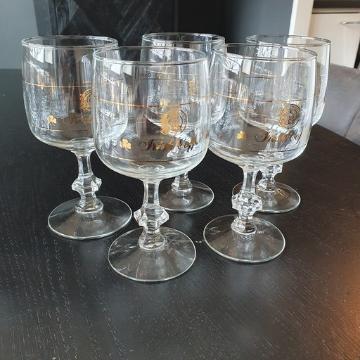 113 X Vintage De Lager Model Gouden Opdruk Kristal 