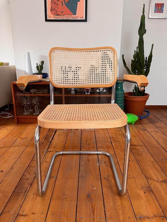 Image 1 of Set Van Twee Vintage Marcel Breuer Stijl Stoelen