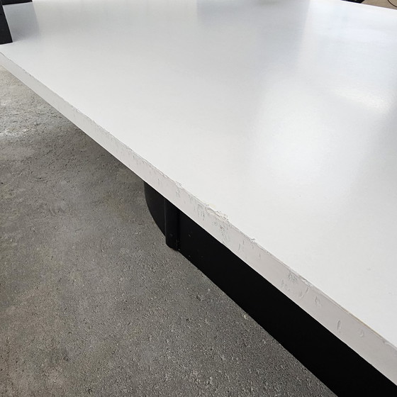 Image 1 of Vintage space age salontafel met rookglas