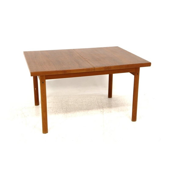 Image 1 of Scandinavische vintage teakhouten tafel, Zweden 1960