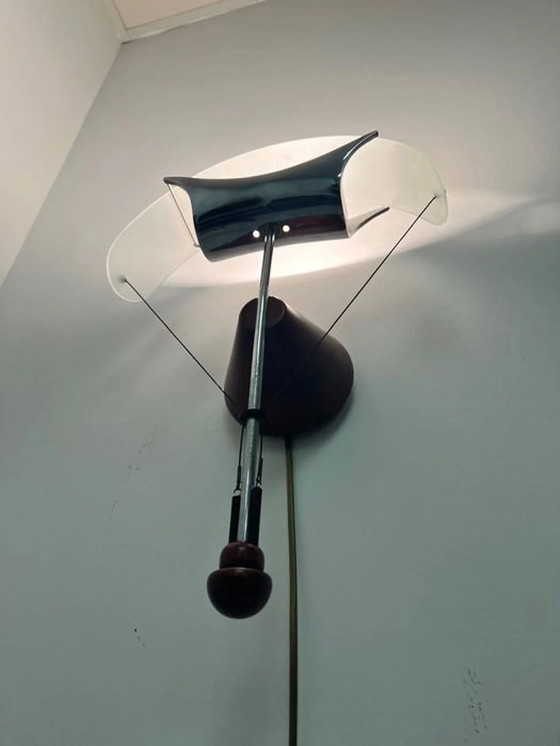 Image 1 of Wandlamp, Sconce, Mid Century Modern, Art Deco, Post Modern, Ernesto Gismondi, Artemide, Luxe Verlichting, Uniek