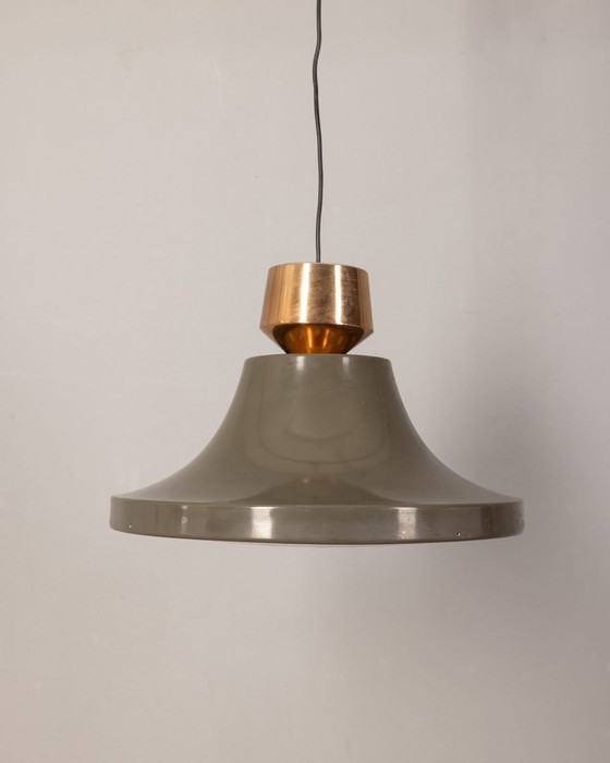 Image 1 of Vintage Italiaanse hanger van geglazuurd metaal, 1970