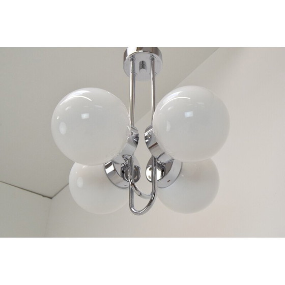 Image 1 of Mid-century kroonluchter van Jílové u Děčína, Tsjecho-Slowakije 1970