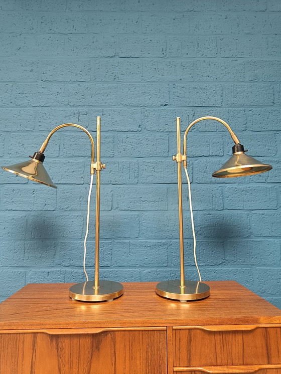 Image 1 of 2x Vintage Nachtlampen Tafellampen