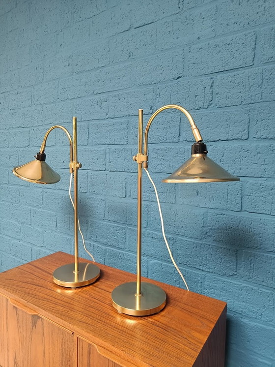 Image 1 of 2x Vintage Nachtlampen Tafellampen