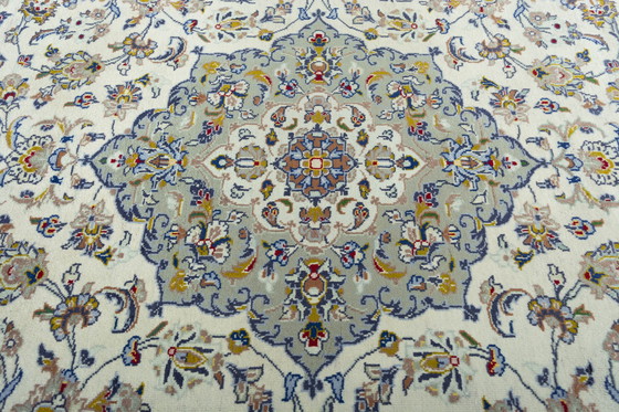 Image 1 of 348 X 247 Cm Handgeknoopt Keshan Vloerkleed In Beige