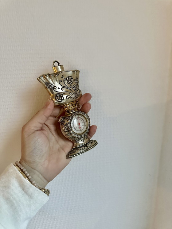 Image 1 of Vintage Antieke Wand Thermometer 