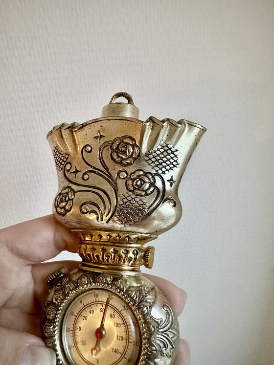 Image 1 of Vintage Antieke Wand Thermometer 