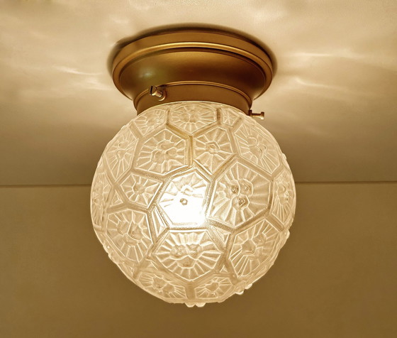 Image 1 of Franse Art Deco Plafondlamp