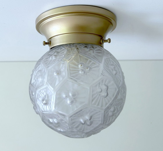 Image 1 of Franse Art Deco Plafondlamp