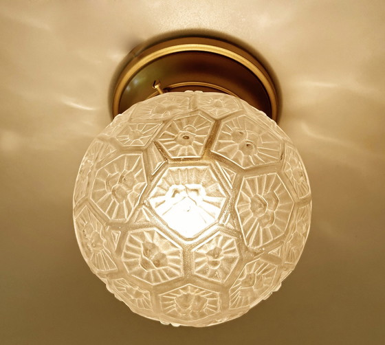 Image 1 of Franse Art Deco Plafondlamp