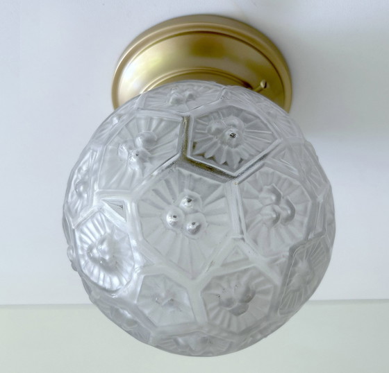 Image 1 of Franse Art Deco Plafondlamp