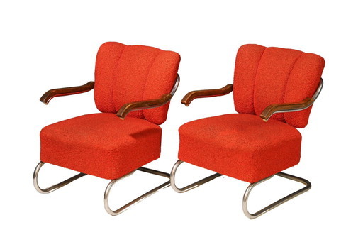 Paar sledestoelen Bauhaus | Thonet, 1930S