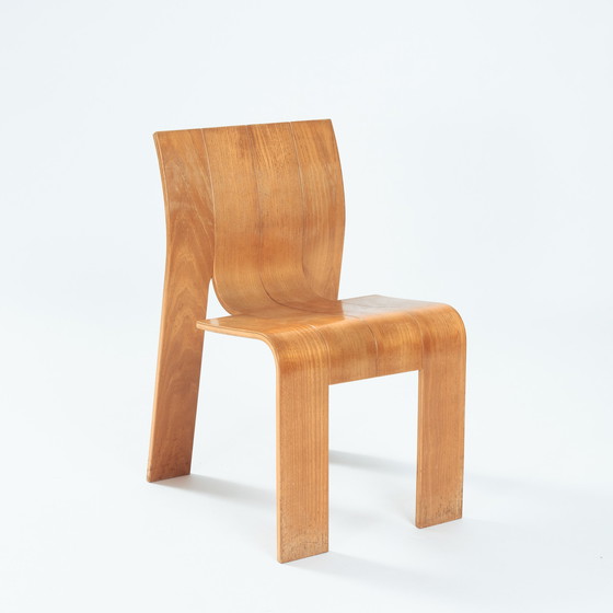 Image 1 of Gijs Bakker Stroken Set Stoelen Tafel, Castelijn, 1960S