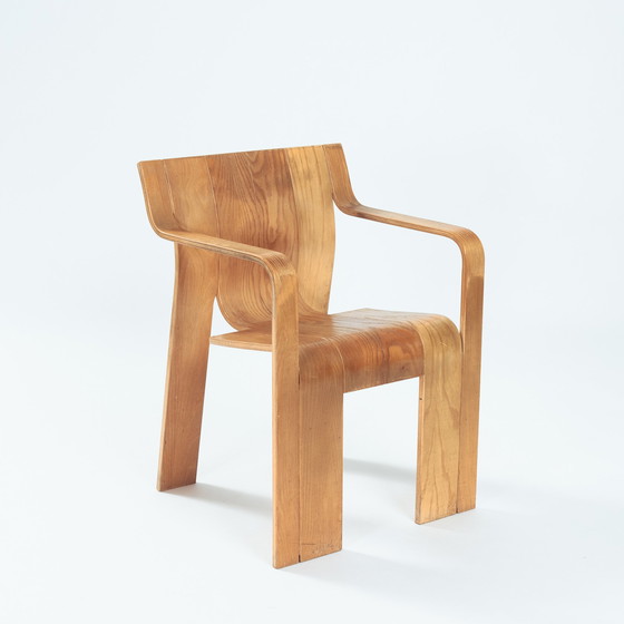 Image 1 of Gijs Bakker Stroken Set Stoelen Tafel, Castelijn, 1960S