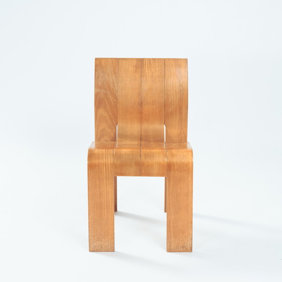 Image 1 of Gijs Bakker Stroken Set Stoelen Tafel, Castelijn, 1960S