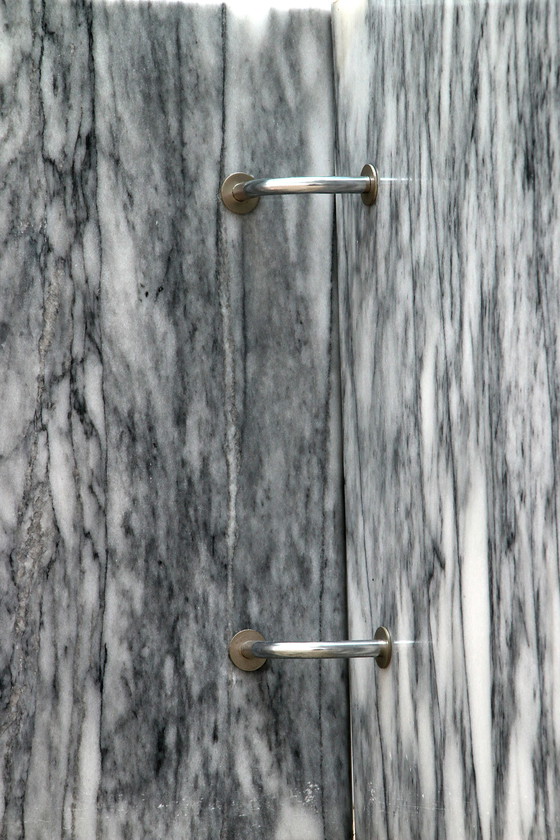 Image 1 of Vintage Design Italiaanse marmeren vintage salontafel,1970 Italie