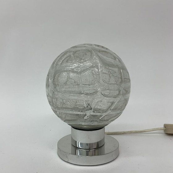Image 1 of Glazen tafellamp uit Mid Century van Doria Leuchten, Duitsland 1970