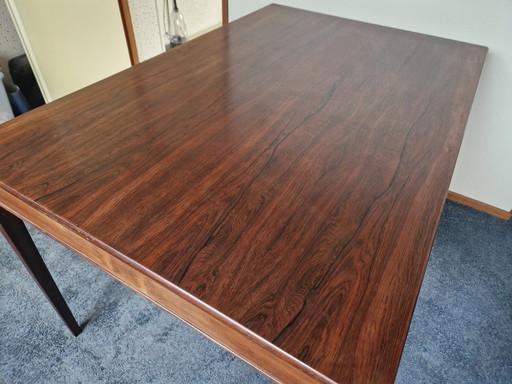 Vintage Palisander 4 persoons eettafel met uitschuifstuk