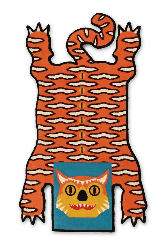 Image 1 of Walter van Beirendonck X Ikea Tiger Art Tapijt